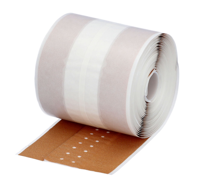 VitaHealth FABRIplast Textielpleister met Wondkussen 8 cm × 5 m – Beige
