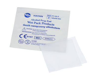 Alcoholdoekjes 6,5cm × 3cm 100stuks