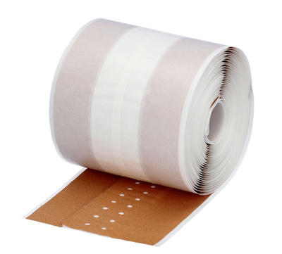 VitaHealth FABRIplast Textielpleister met Wondkussen 8 cm × 5 m – Beige